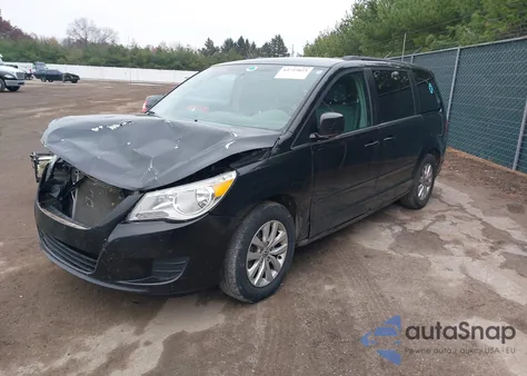2013 Volkswagen Routan Se из США, поврежденный, VIN 2C4RVABG1DR724932